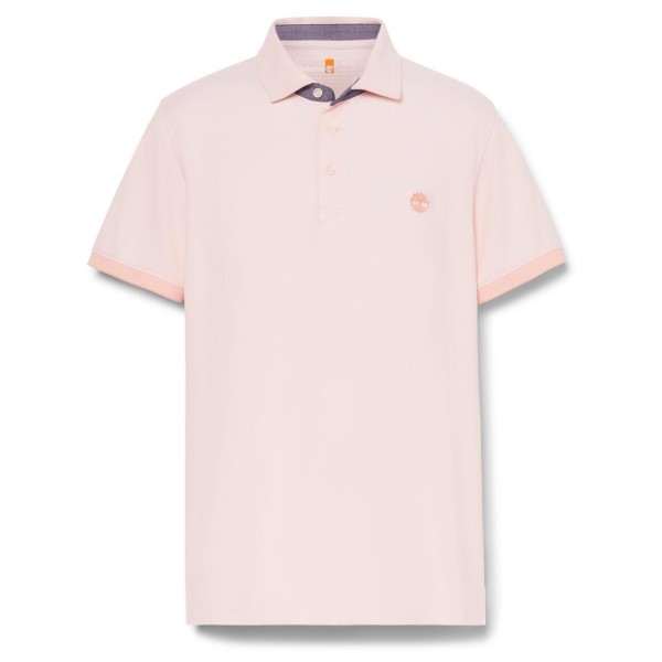 Timberland - Baboosic Brook Oxford Short Sleeve Polo - Polo-Shirt Gr XL rosa von Timberland