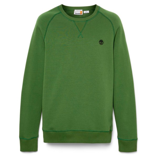 Timberland - Brushed Back Crew Sweatshirt - Pullover Gr S oliv von Timberland