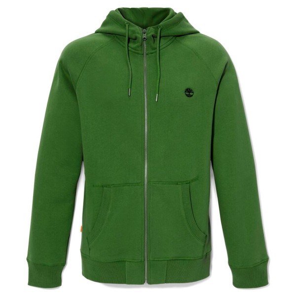 Timberland - Brushed Back Full Zip Hoodie - Hoodie Gr XXL oliv von Timberland