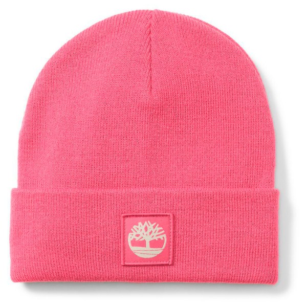 Timberland - Cuffed Beanie with Tonal Patch - Mütze Gr One Size orange;rosa;schwarz von Timberland