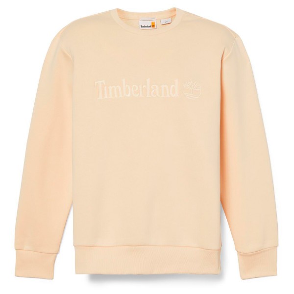 Timberland - Embroidery Tonal Crew Neck - Pullover Gr M beige von Timberland