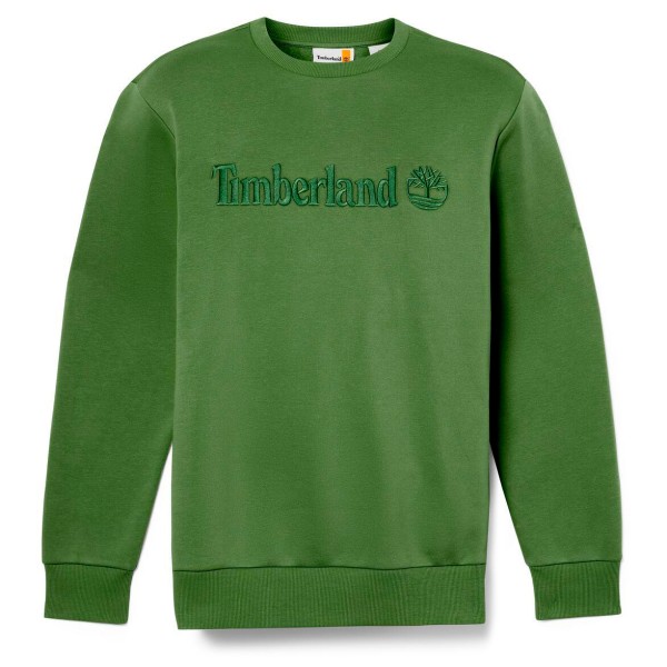 Timberland - Embroidery Tonal Crew Neck - Pullover Gr S oliv von Timberland