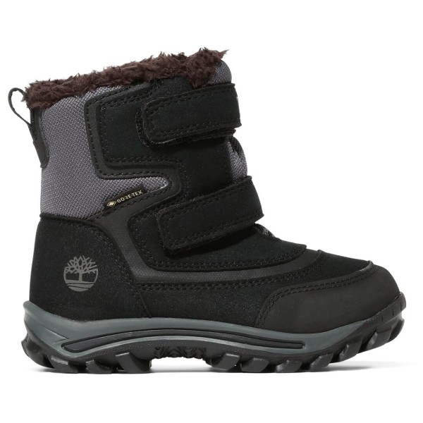 Timberland - Kid's Chillberg Mid Hook & Loop GTX Snow Boot - Winterschuhe Gr 1,5 schwarz von Timberland