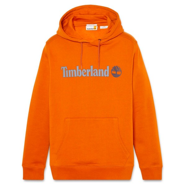 Timberland - Linear Logo Hoodie - Hoodie Gr L orange von Timberland