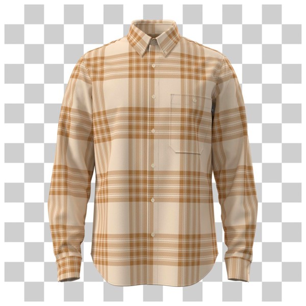 Timberland - Midweight Flannel Check Shirt - Hemd Gr L beige von Timberland