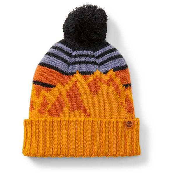 Timberland - Mountain Jacquard Hat - Mütze Gr S braun;orange von Timberland