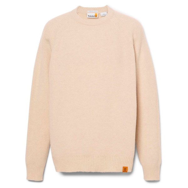 Timberland - Raglan Sleeve Crew Neck Sweater - Wollpullover Gr M beige von Timberland