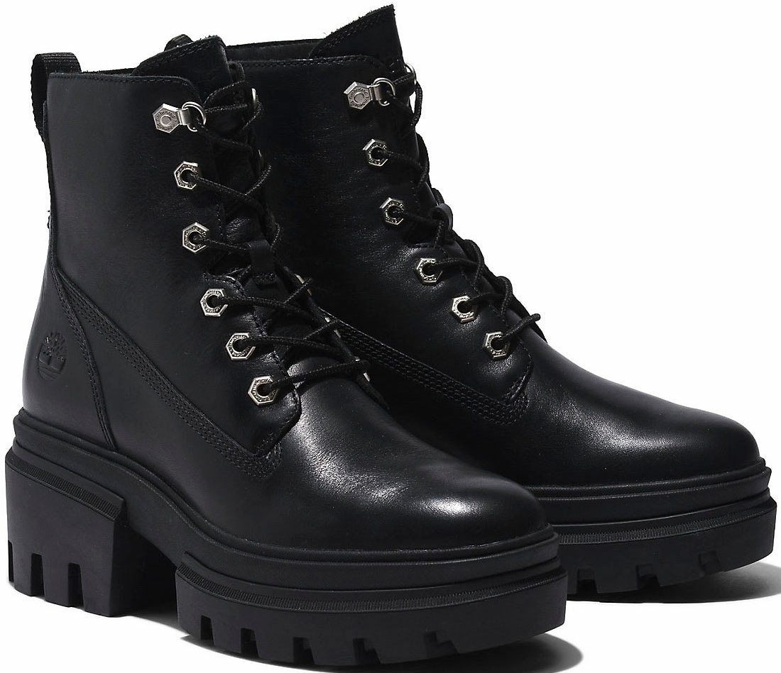 Timberland Schnürstiefelette »EVERLEIGH MID LACE UP BOOT«, Winterschuhe, Winterstiefel, Schnürboots, Winterboots Timberland Schnürstiefelette »EVERLEIGH MID LACE UP BOOT«, Winterschuhe, Winterstiefel, Schnürboots, Winterboots von Timberland