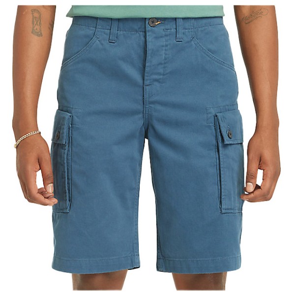 Timberland - Twill Cargo Short - Shorts Gr 38 blau von Timberland