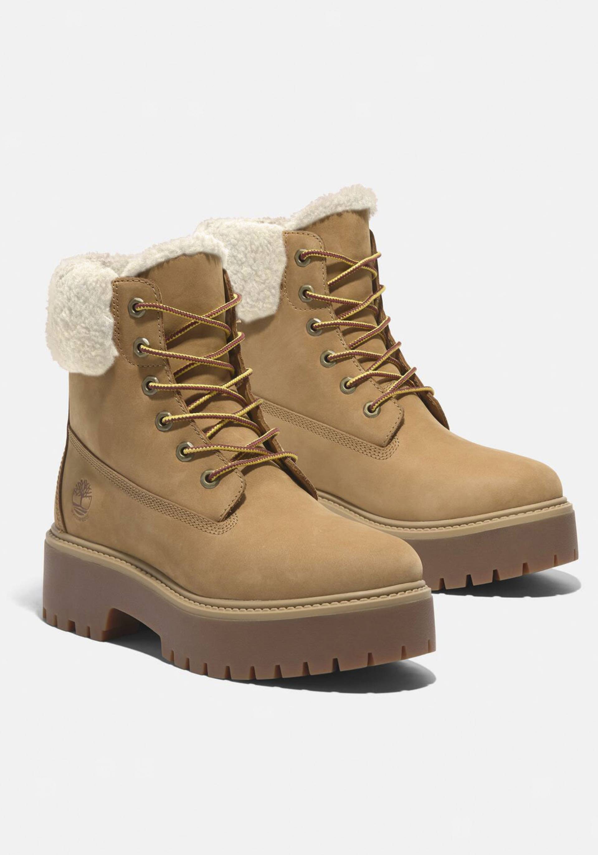 Timberland Winterboots »STONE STREET MID WARM LINED WATERPROOF BOOT«, Snowboots, Winterstiefel, Winterschuhe, wasserdicht und gefüttert von Timberland