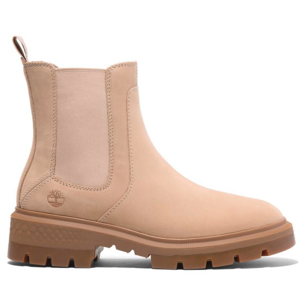 Timberland - Women's Cortina Valley Mid Chelsea Boot - Freizeitstiefel Gr 6,5 beige von Timberland