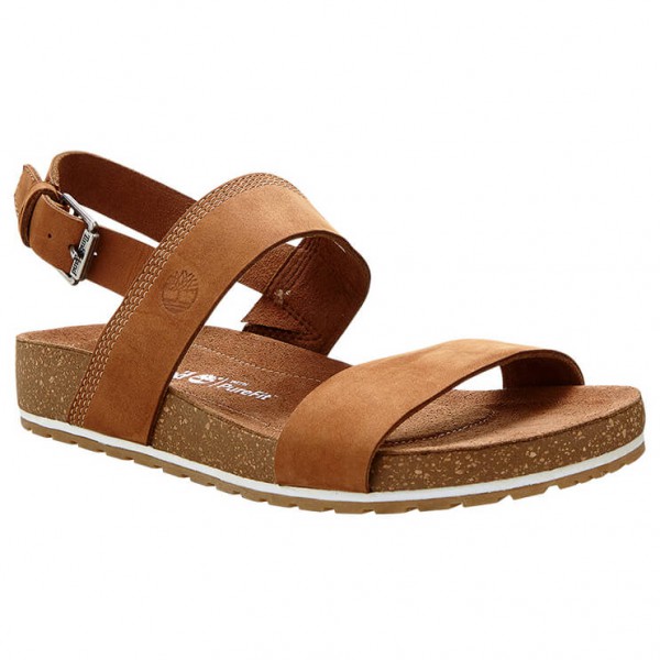 Timberland - Women's Malibu Waves 2-Bands Sandal - Sandalen Gr 8,5 braun von Timberland