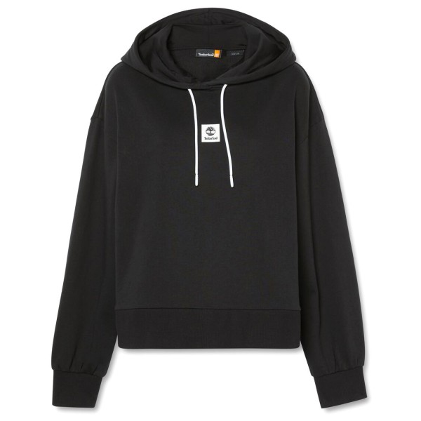 Timberland - Women's Stack Logo Loop Back Hoodie - Hoodie Gr L schwarz von Timberland