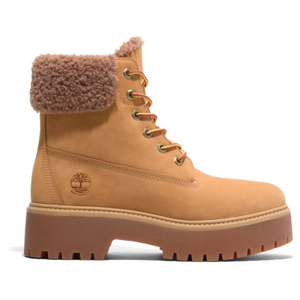 Timberland - Women's Stone Street Mid Warm Lined WP Boot - Winterschuhe Gr 10 braun von Timberland