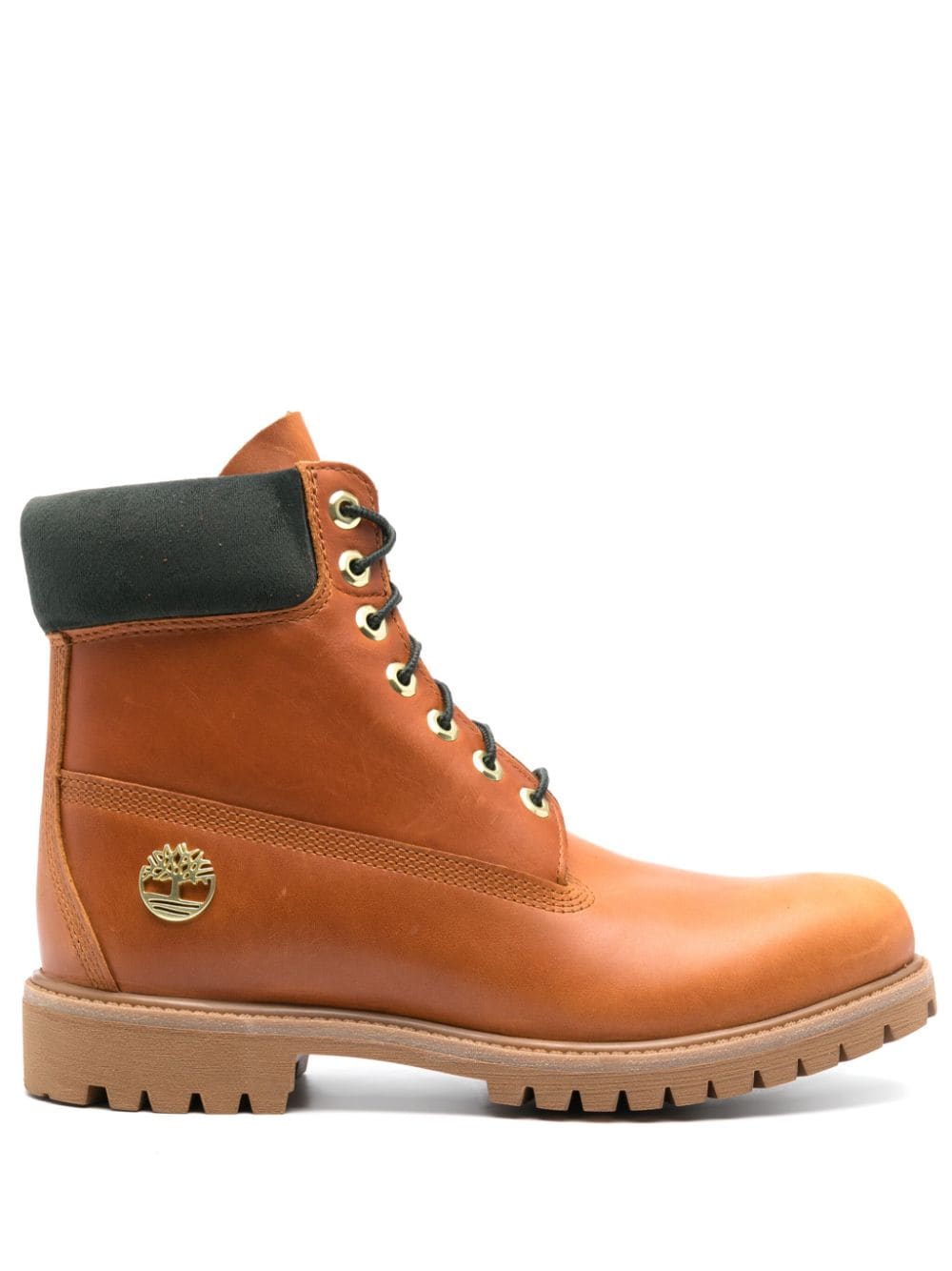 Timberland lace-up leather boots - Brown von Timberland