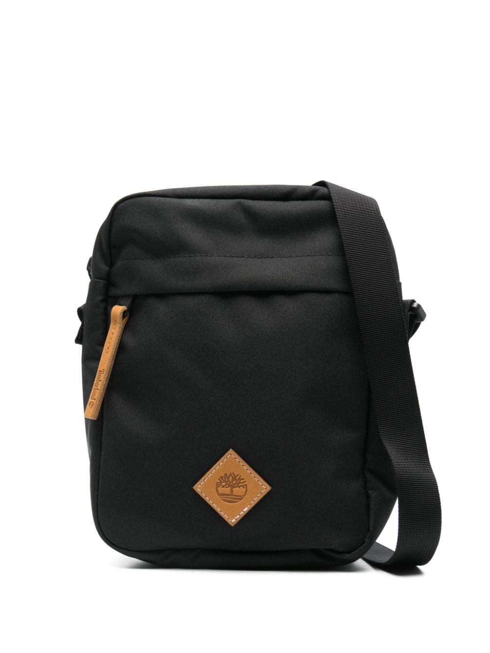 Timberland logo-patch messenger bag - Black von Timberland