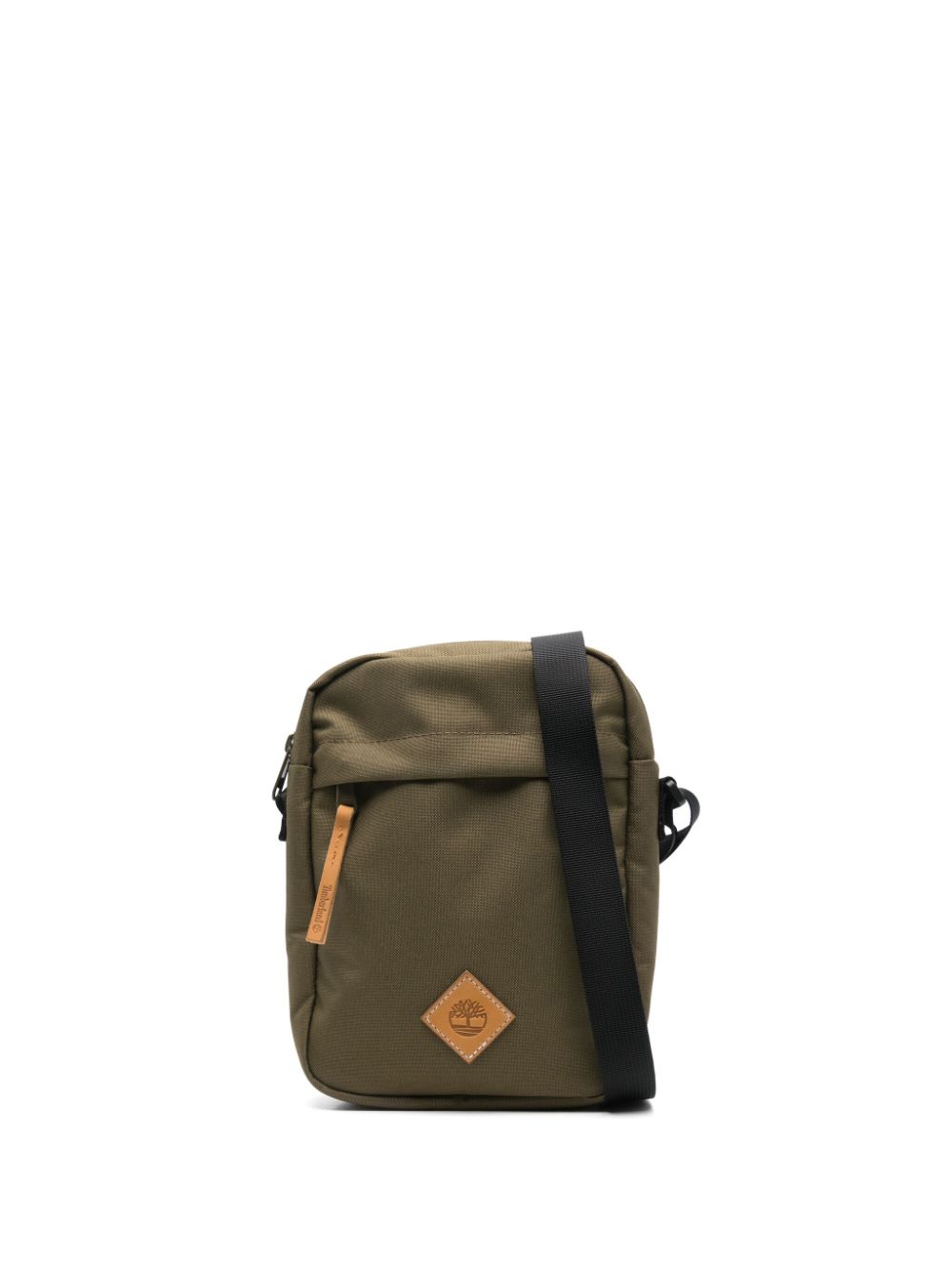 Timberland logo-patch messenger bag - Green von Timberland