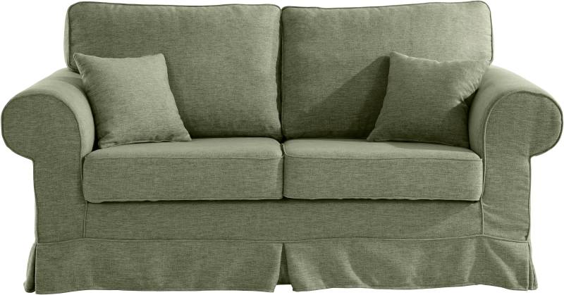 Home affaire 2-Sitzer »Shadmoor«, Hussenoptik, in uni oder mit Blumendruck von home affaire