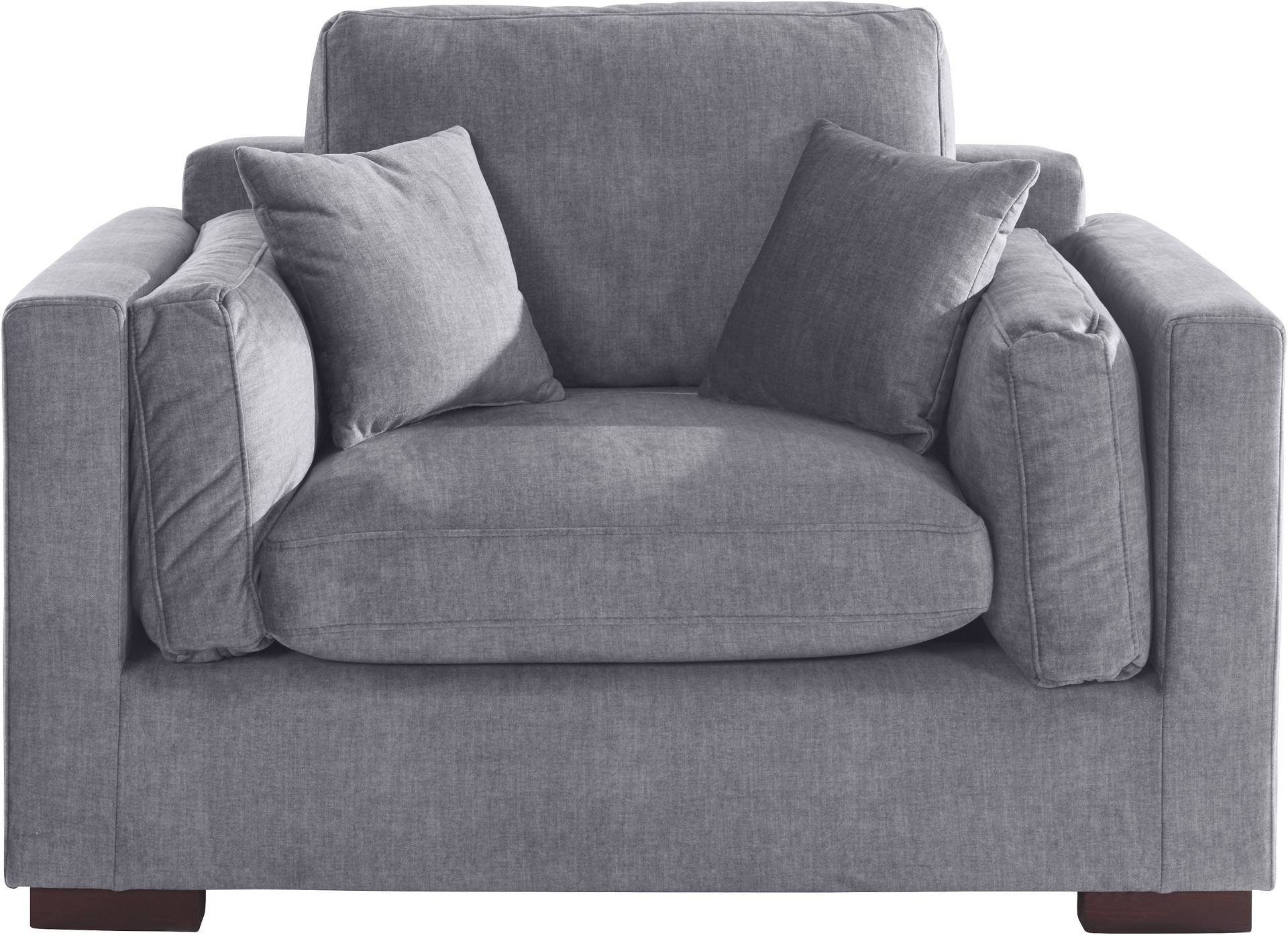 Home affaire Loveseat »Fresh Pond Sessel«, weicher Sitzkomfort, incl. Zierkissen, B/T/H: 140/96/95 cm von home affaire