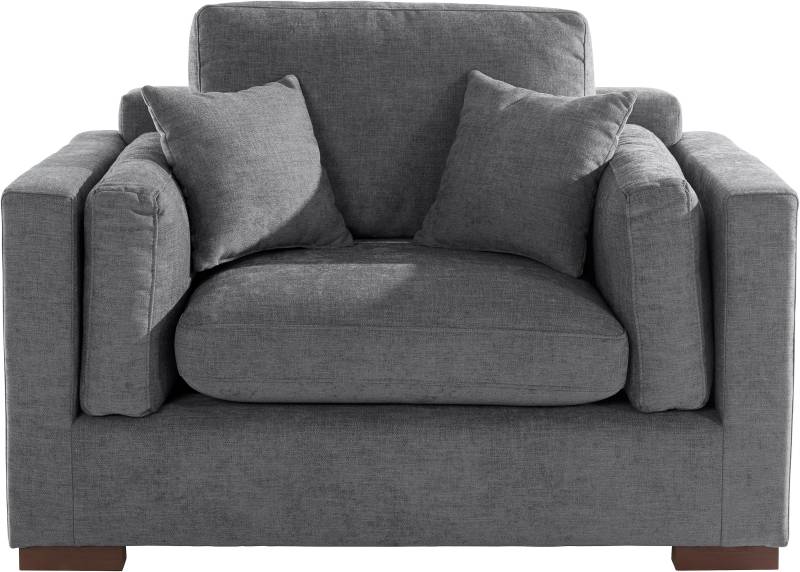 Home affaire Loveseat »Fresh Pond Sessel«, weicher Sitzkomfort, incl. Zierkissen, B/T/H: 140/96/95 cm von home affaire