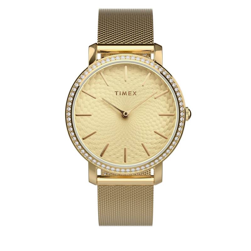 Uhr Timex City TW2V52200 Goldfarben von Timex