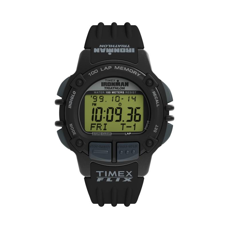 Uhr Timex Ironman Flix 100 Lap TW5M63000 Schwarz von Timex