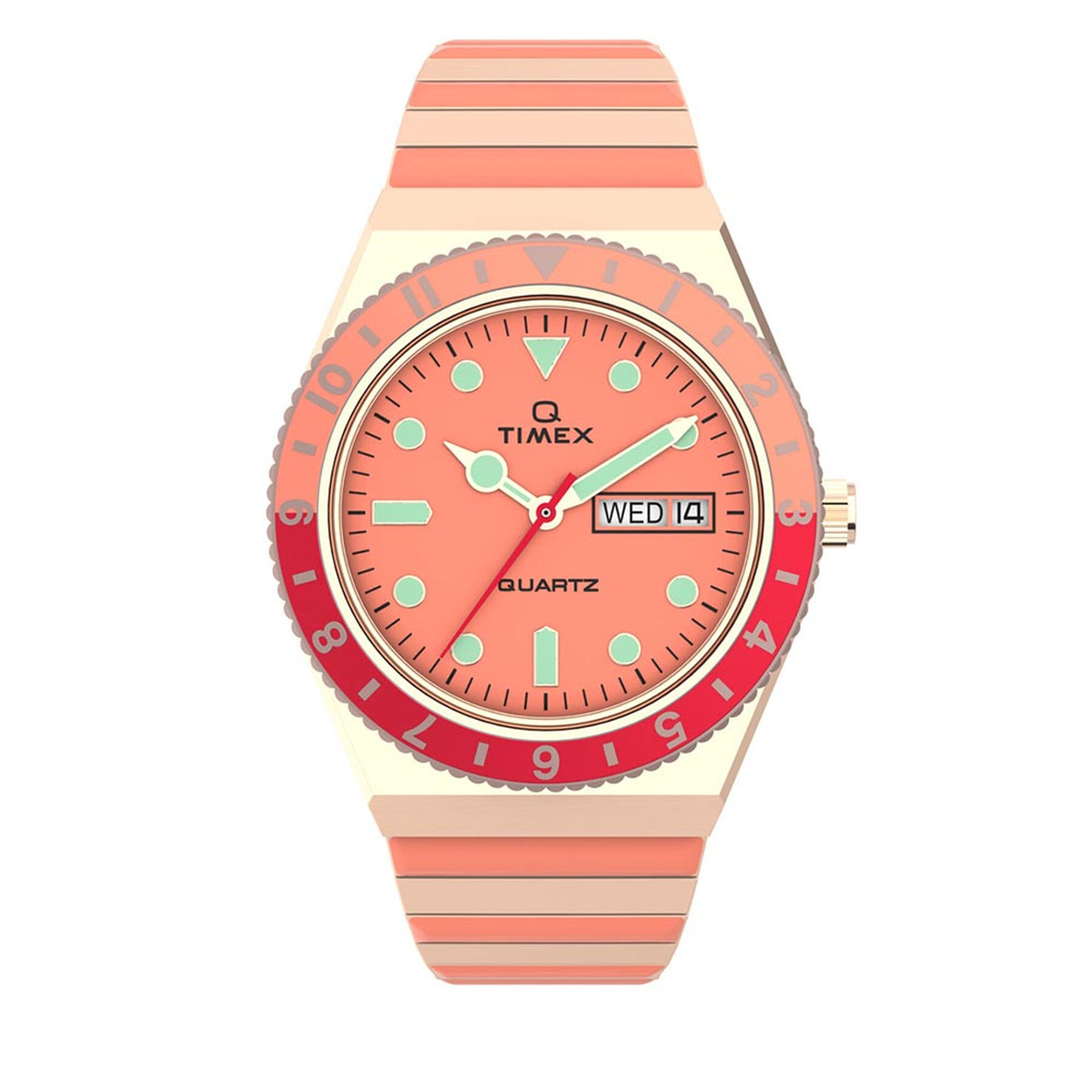 Uhr Timex Q Timex Malibu TW2V38600 Rosa von Timex