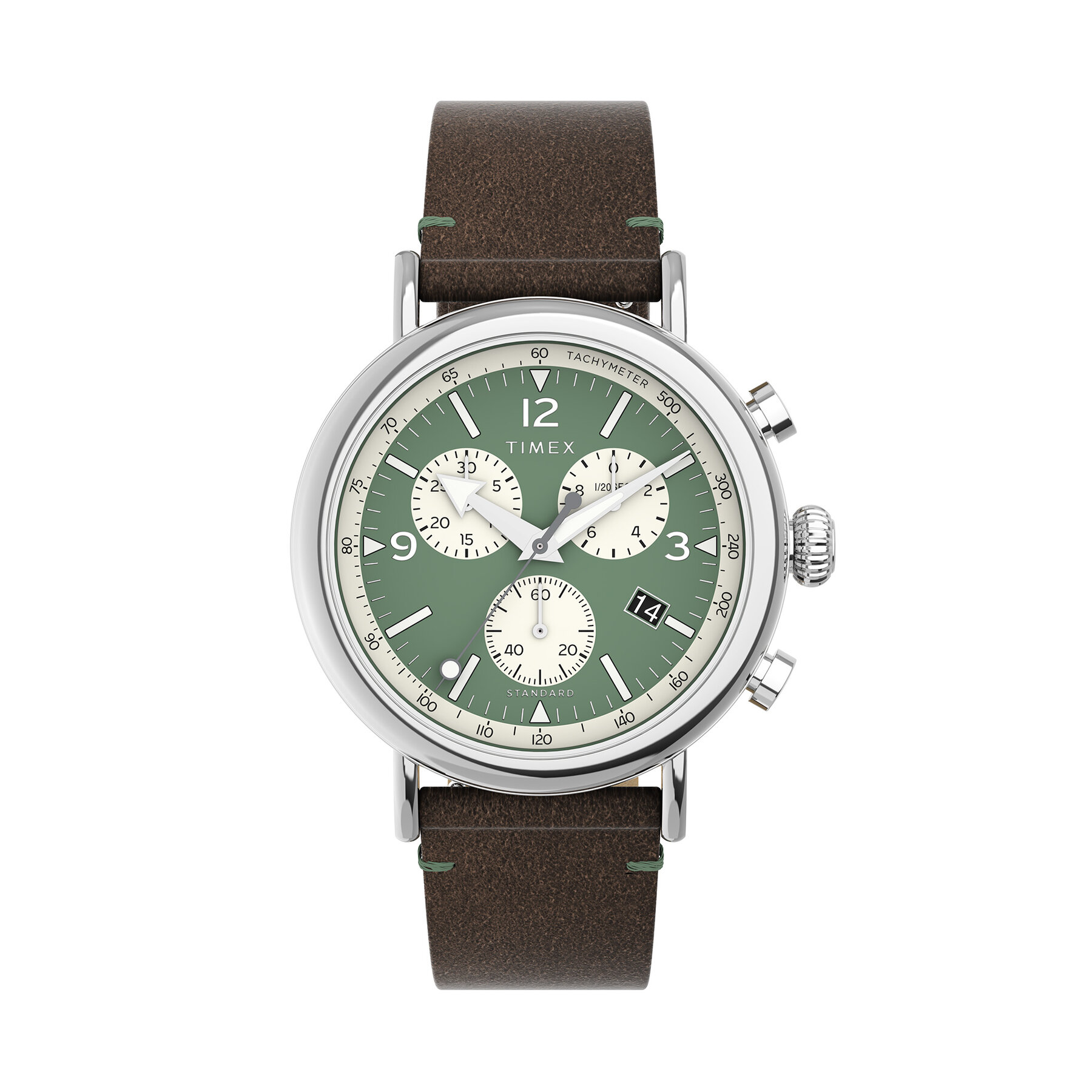 Uhr Timex Standard Chronograph 41mm Eco-Friendly TW2V71000 Braun Uhr Timex Standard Chronograph 41mm Eco-Friendly TW2V71000 Braun von Timex