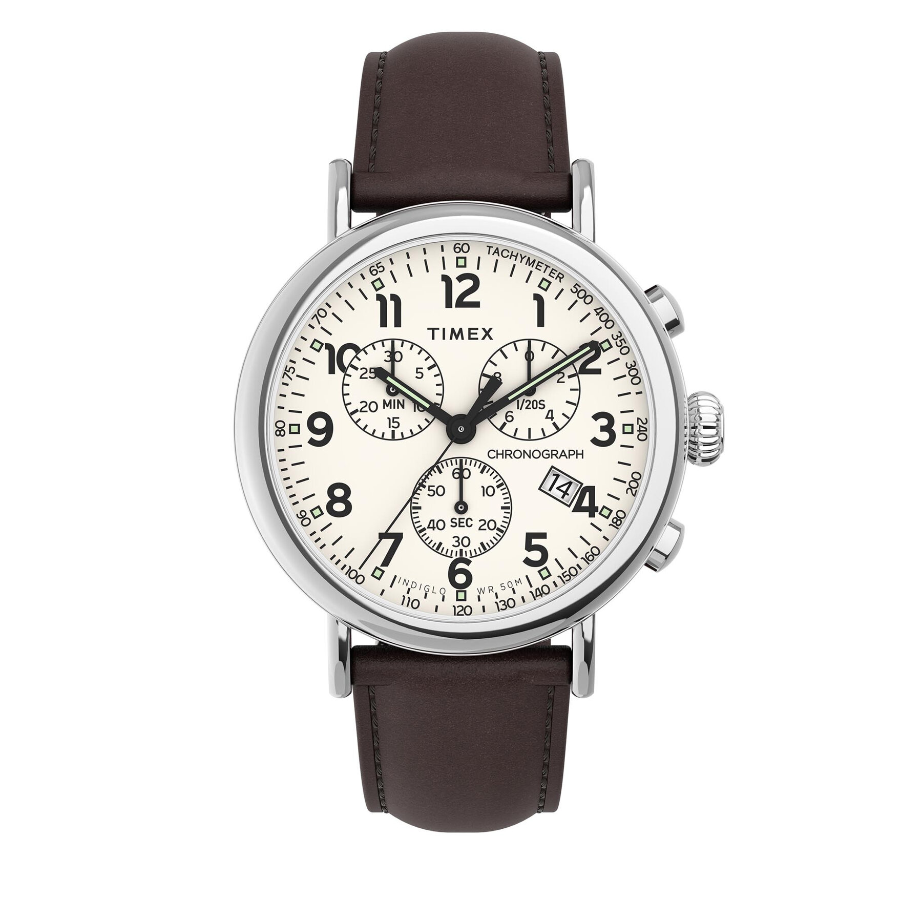 Uhr Timex Standard Chronograph TW2V27600 Braun von Timex