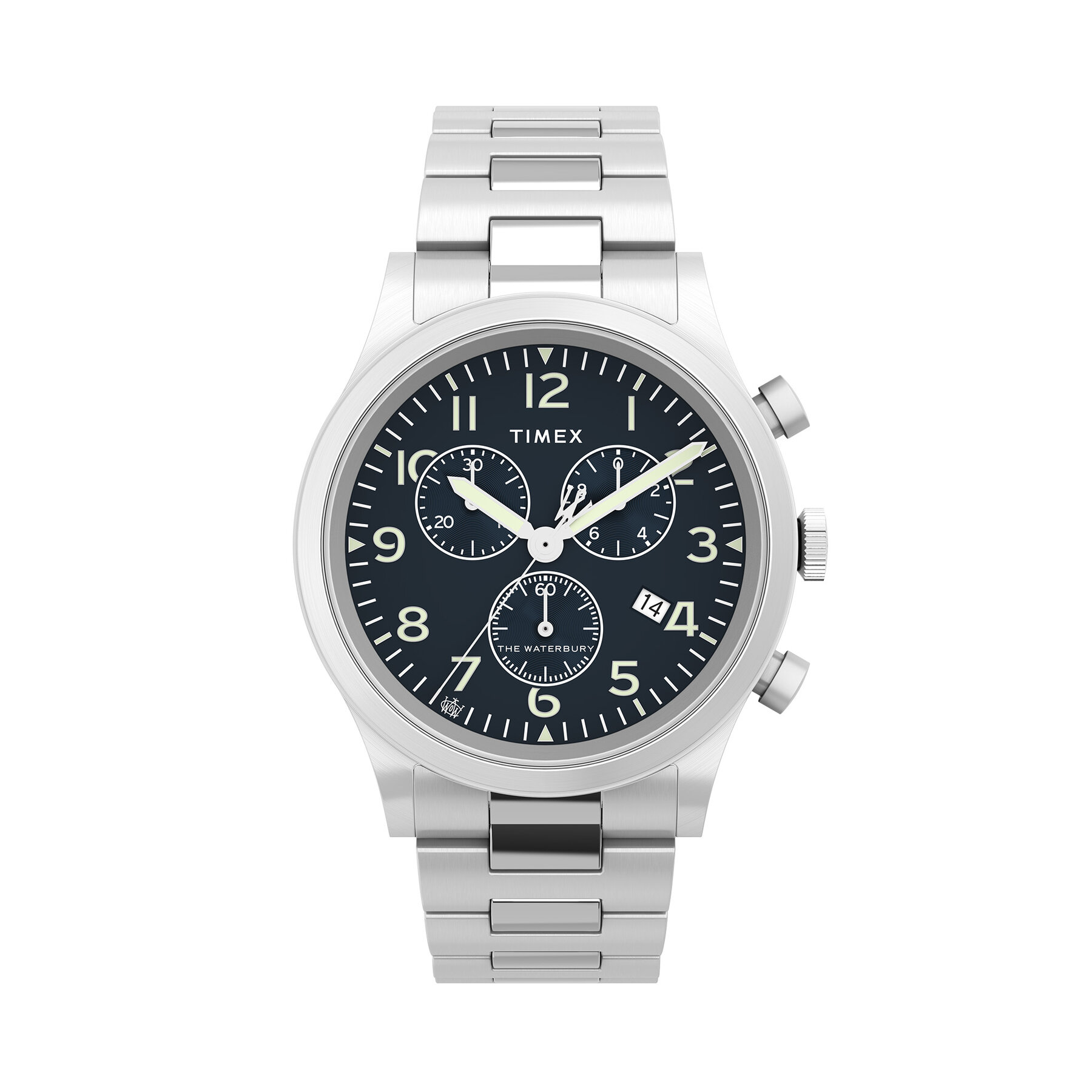 Uhr Timex Waterbury Traditional Chronograph TW2W48200 Silberfarben von Timex