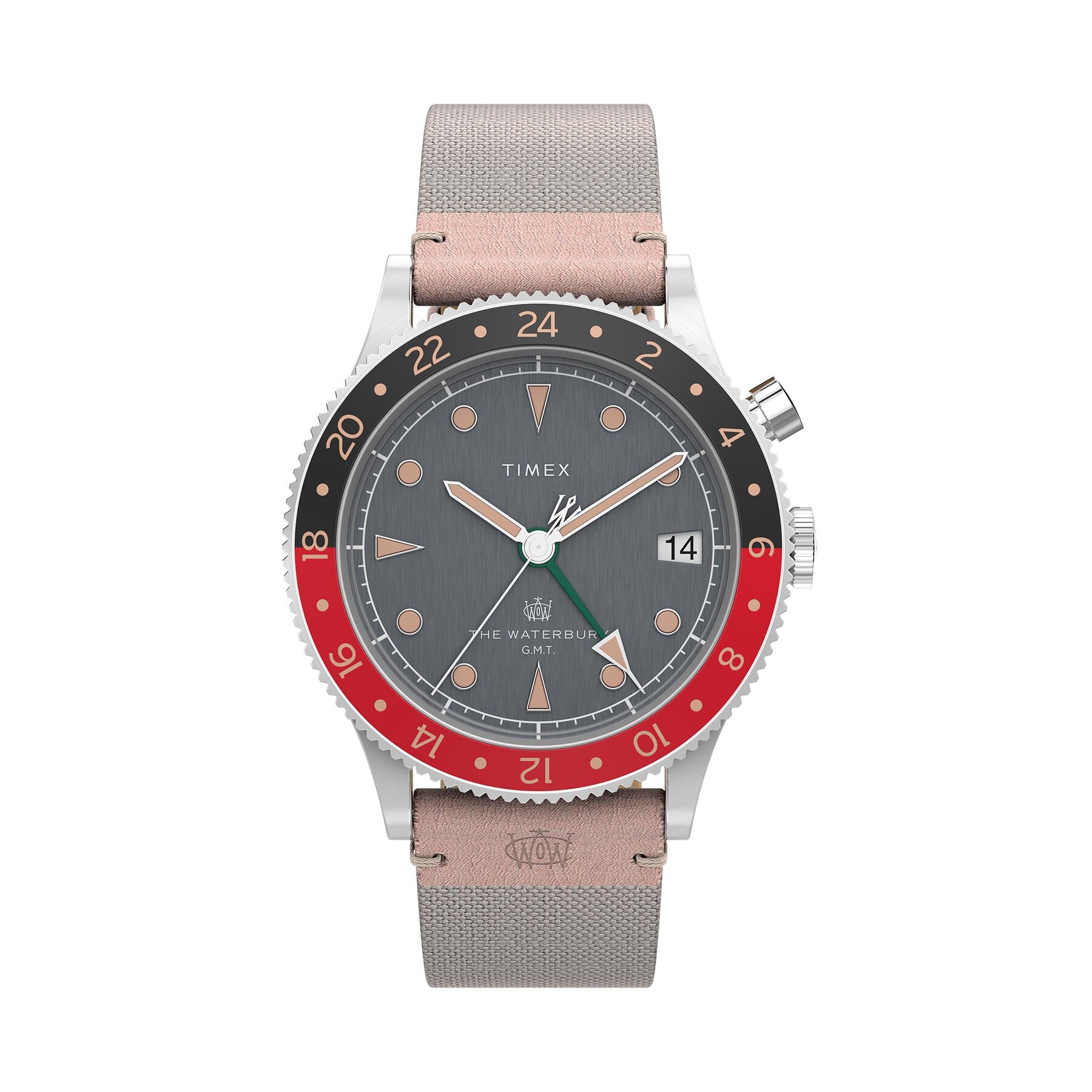 Uhr Timex Waterbury Traditional GMT TW2V74100 Grau von Timex