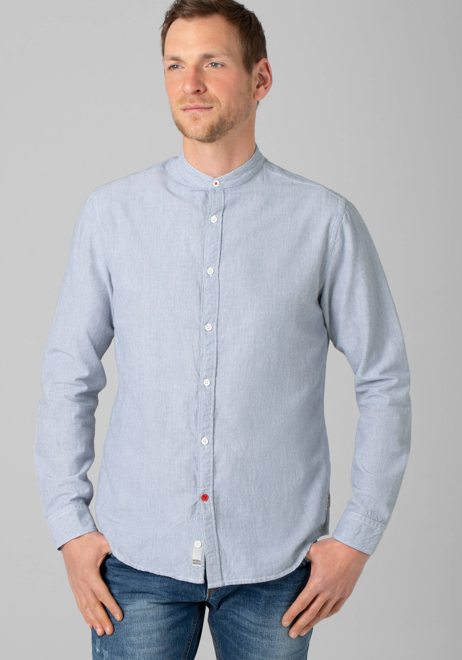 TIMEZONE Langarmhemd »Stand-up-collar Shirt« von Timezone