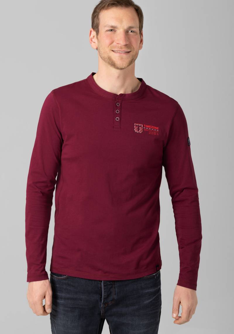 TIMEZONE Longsleeve »Longsleeve 3-Button Henley« von Timezone