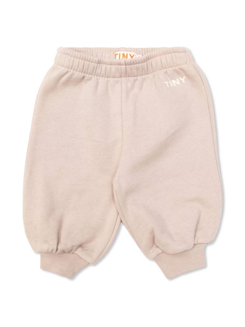 Tiny Cottons Solid jogger trousers - Neutrals von Tiny Cottons