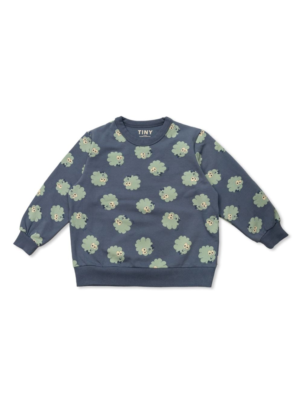 Tiny Cottons cloud motif sweatshirt - Blue von Tiny Cottons