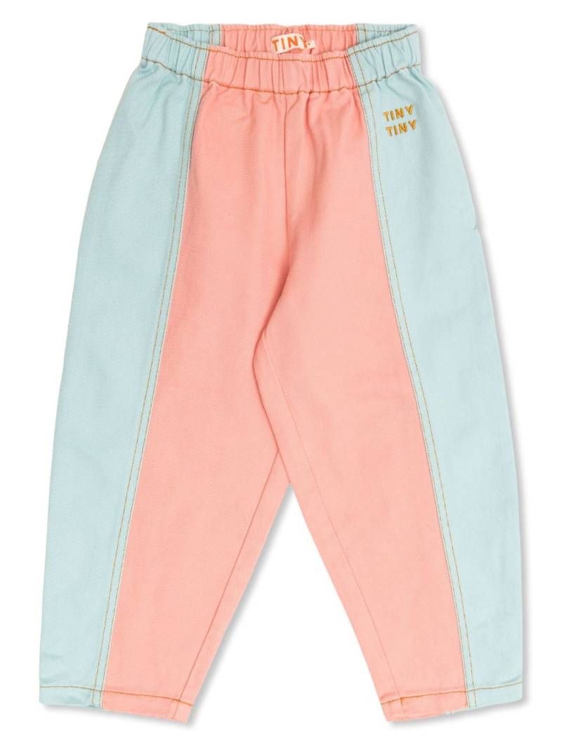 Tiny Cottons embroidered-logo trousers - Pink von Tiny Cottons