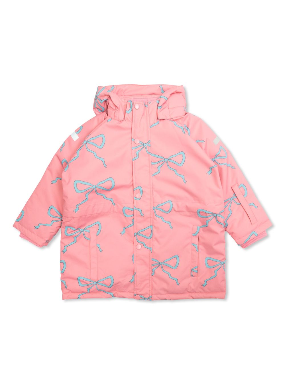 Tiny Cottons graphic-print hooded jacket - Pink von Tiny Cottons