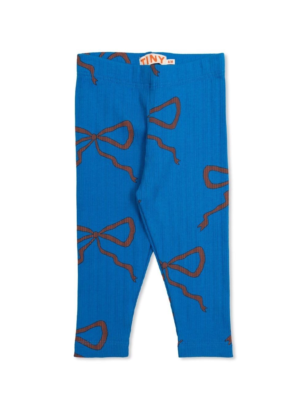 Tiny Cottons graphic-print ribbed leggings - Blue von Tiny Cottons