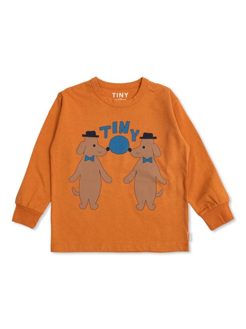 Tiny Cottons graphic-print t-shirt - Orange von Tiny Cottons