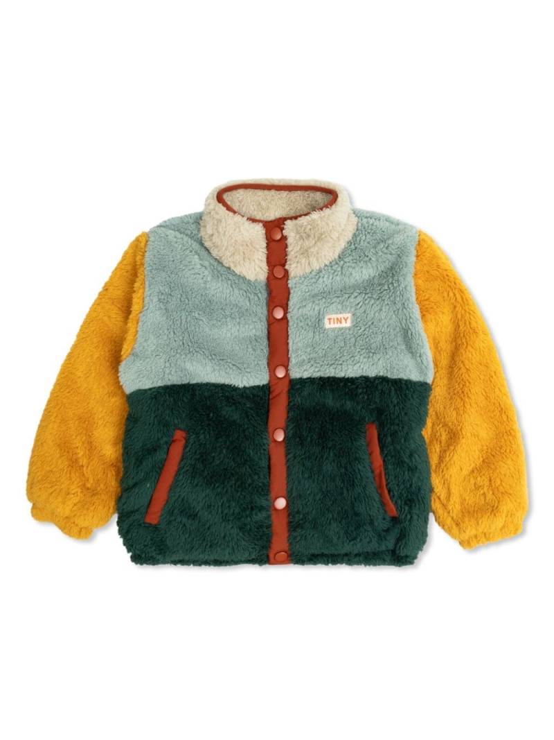 Tiny Cottons logo-patch jacket - Green von Tiny Cottons