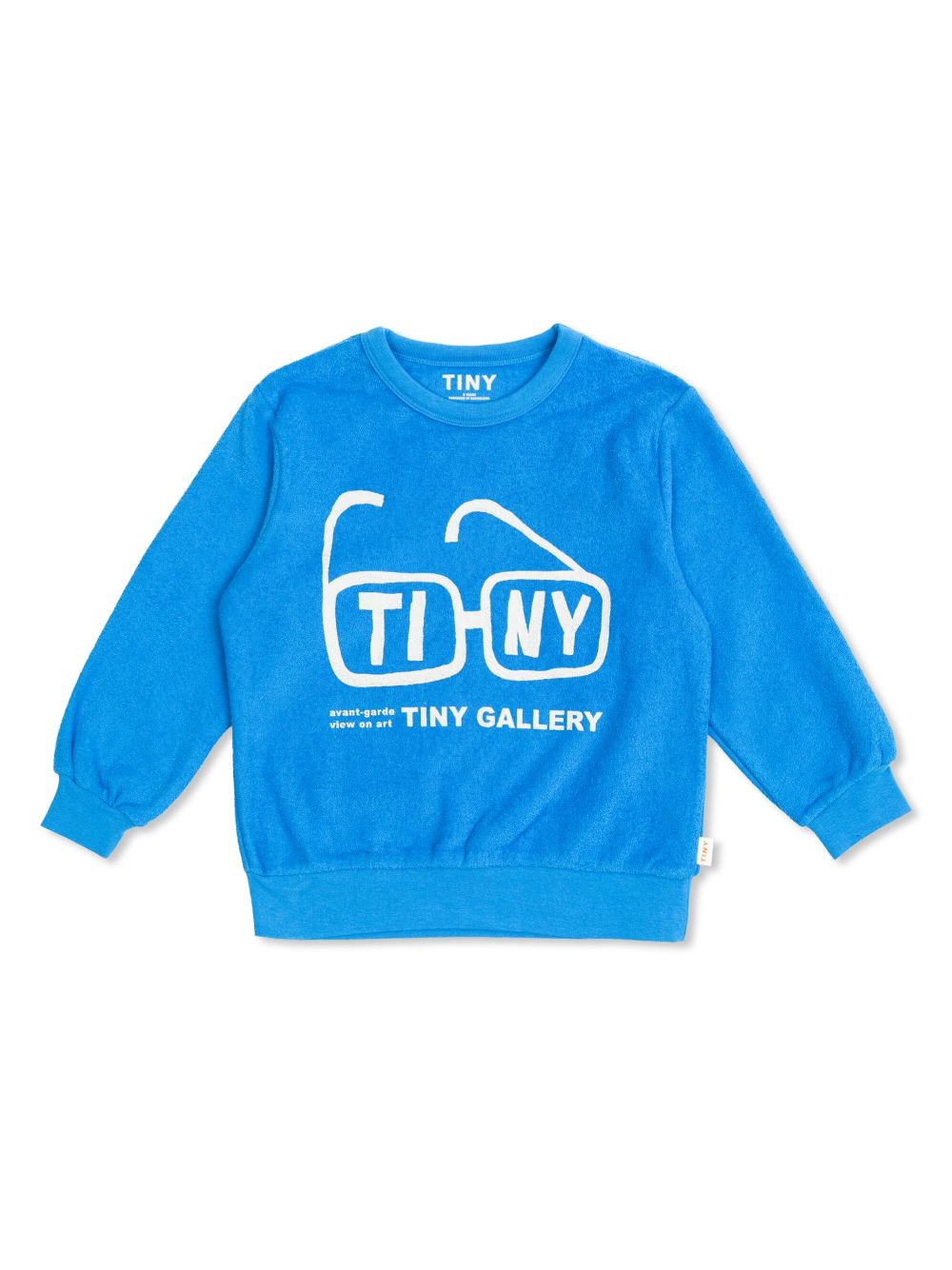 Tiny Cottons logo-print sweatshirt - Blue von Tiny Cottons