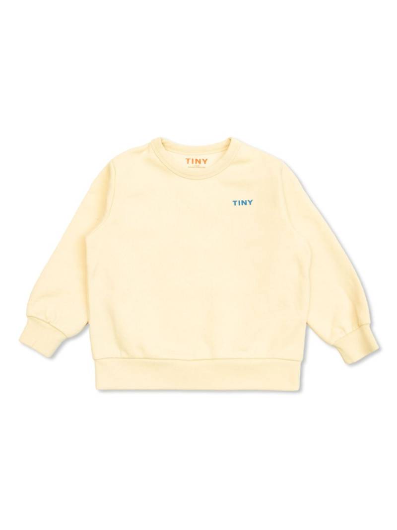 Tiny Cottons logo-print sweatshirt - Neutrals von Tiny Cottons