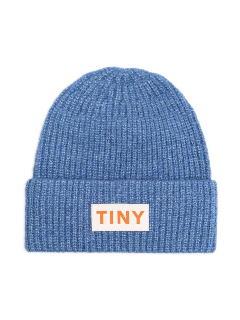 Tiny Cottons ribbed-knit beanie - Blue von Tiny Cottons