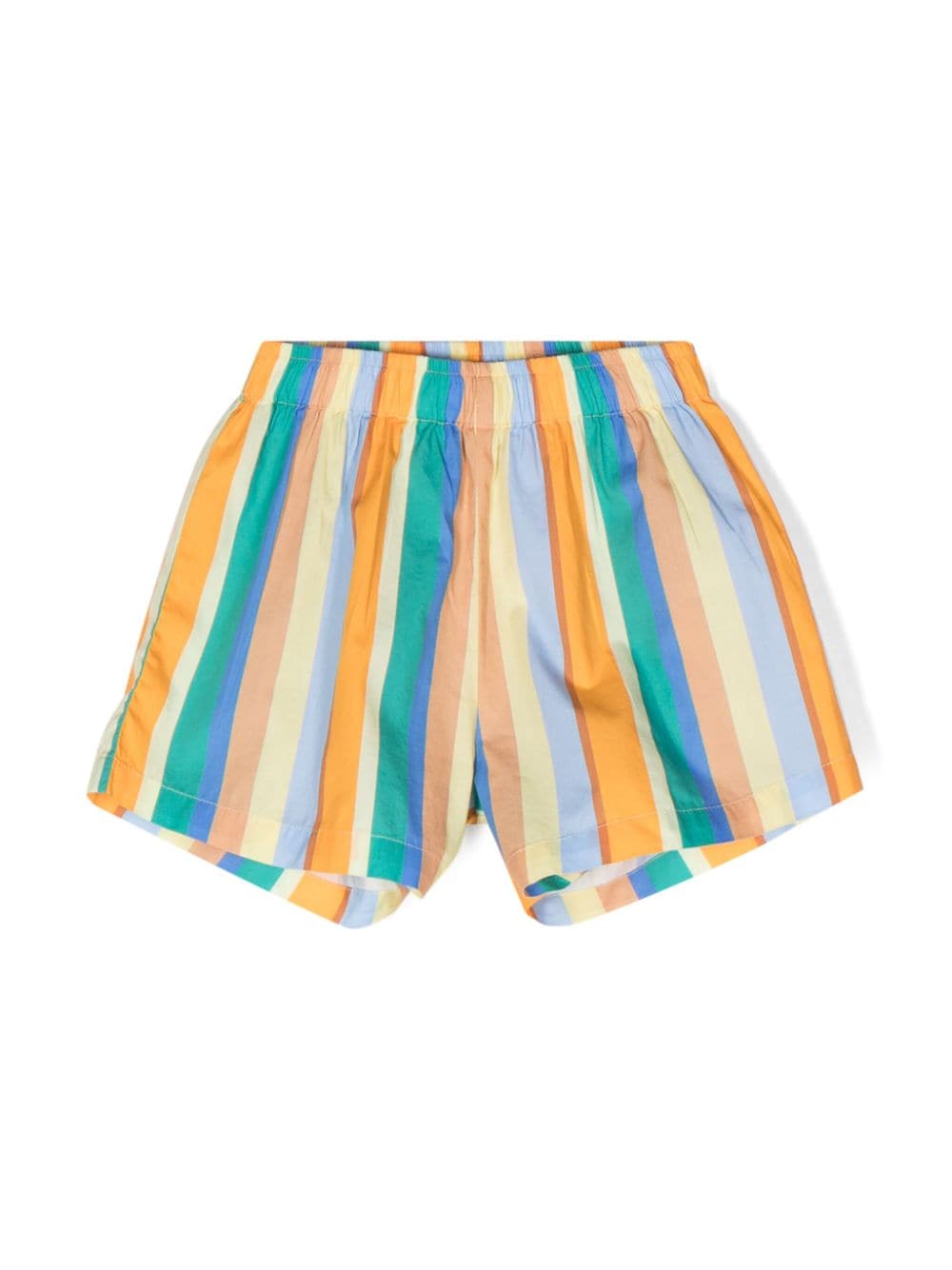 Tiny Cottons striped cotton shorts - Orange von Tiny Cottons