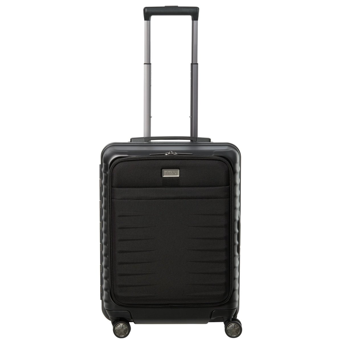 Litron Frame - Trolley S+ mit Vortasche, Schwarz von Titan