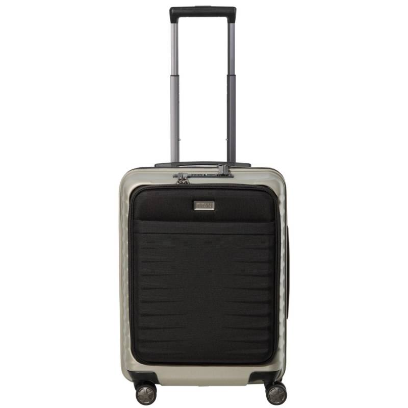 Litron - Trolley S+ mit Vortasche, Champagner von Titan