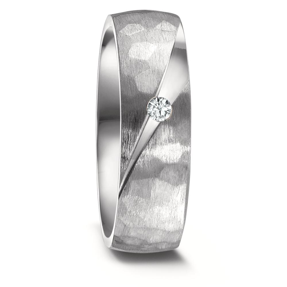 TitanFactory Damen Partnerring Titan Diamant 0.05 ct, w-si von TitanFactory