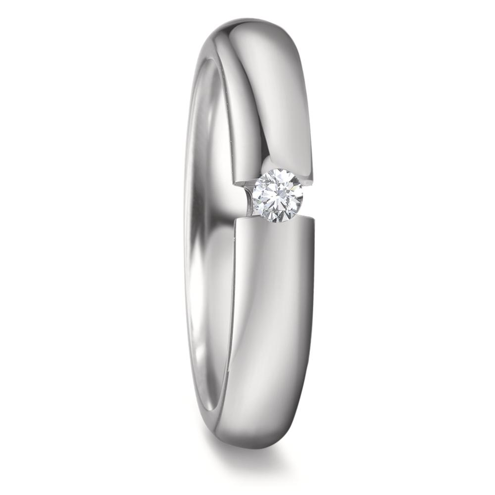 TitanFactory Damen Partnerring Titan Diamant 0.05 ct, w-si von TitanFactory