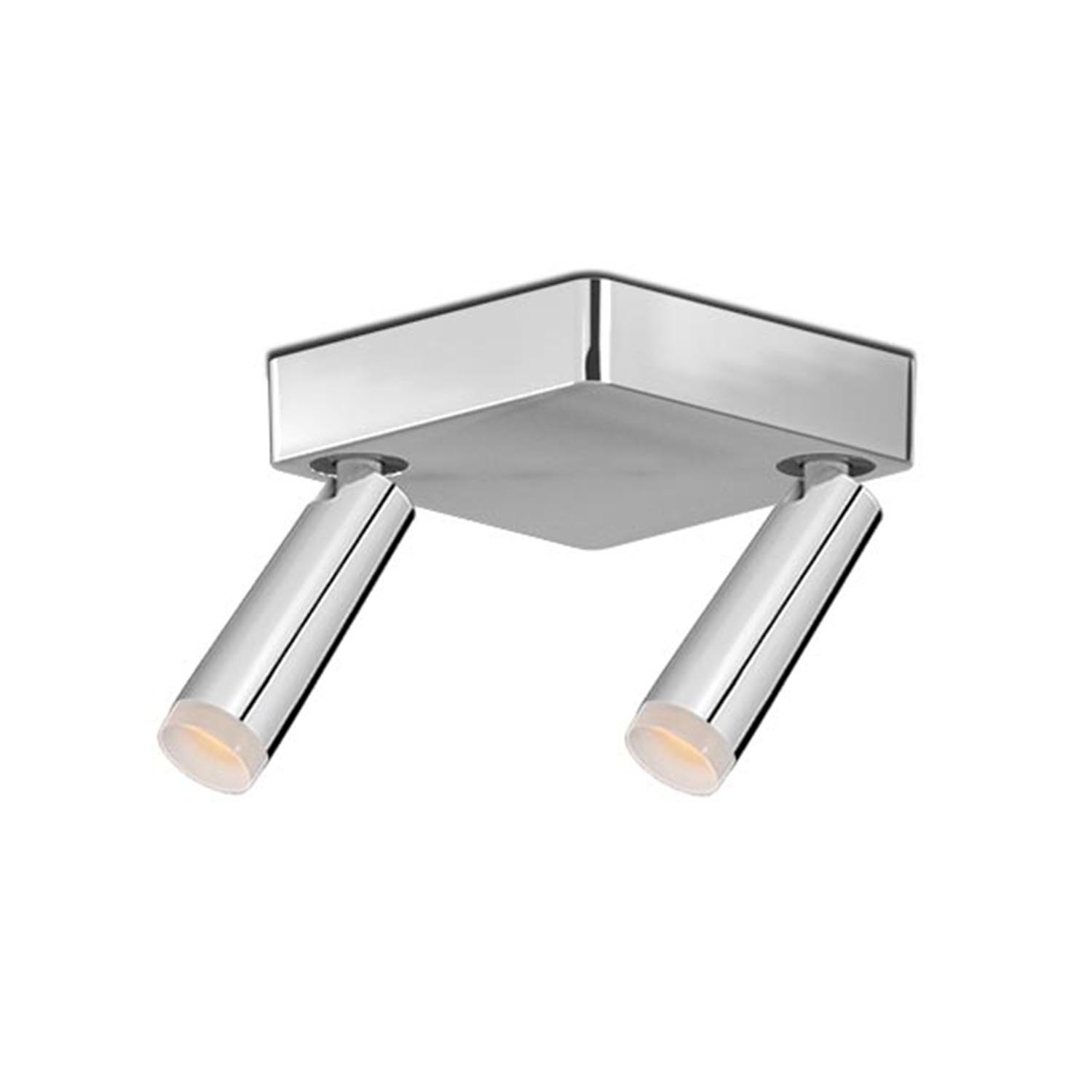 Clear Duo LED Strahler, Farbe alu polished/glow Clear Duo LED Strahler, Farbe alu polished/glow von Grau