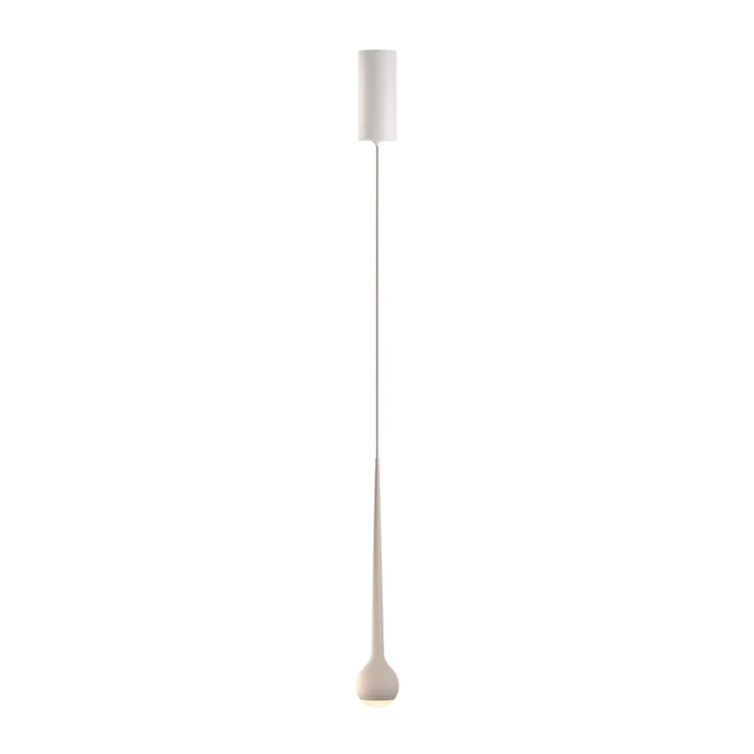 Falling Sun LED Pendelleuchte, Farbe sand white von Grau